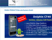 Tablet Screenshot of panda-products.de